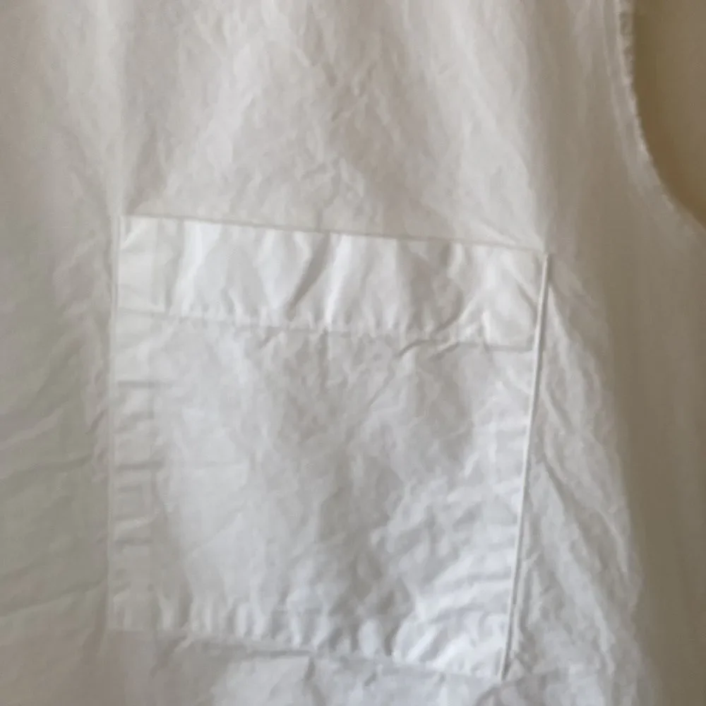 Sibel Saral White Cotton blouse size small sleeveless - Picture 5 of 10